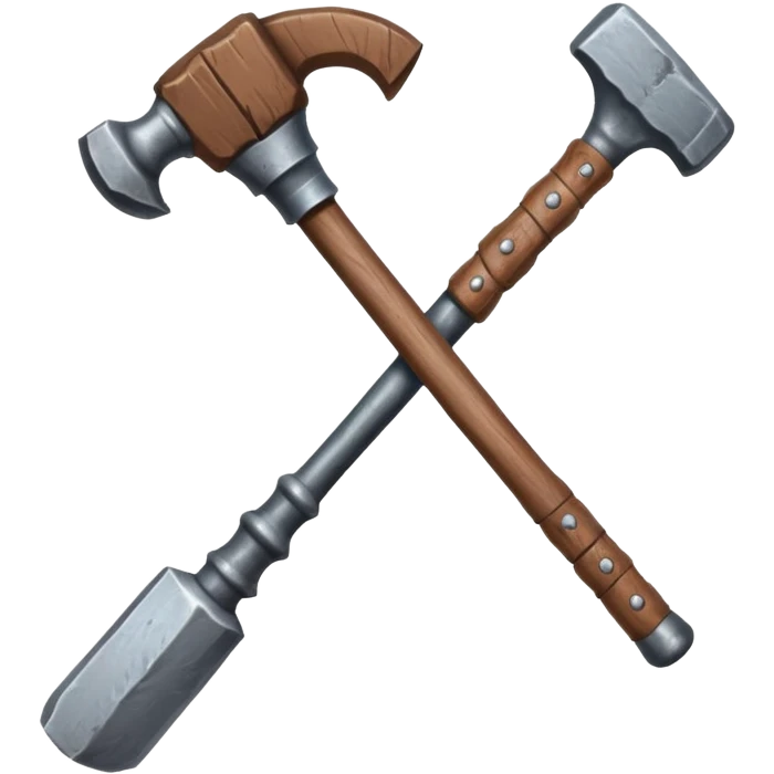 Medeival smithing hammer emoji