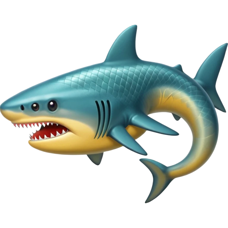 Shark-snake-eel-fusion-hybrid emoji