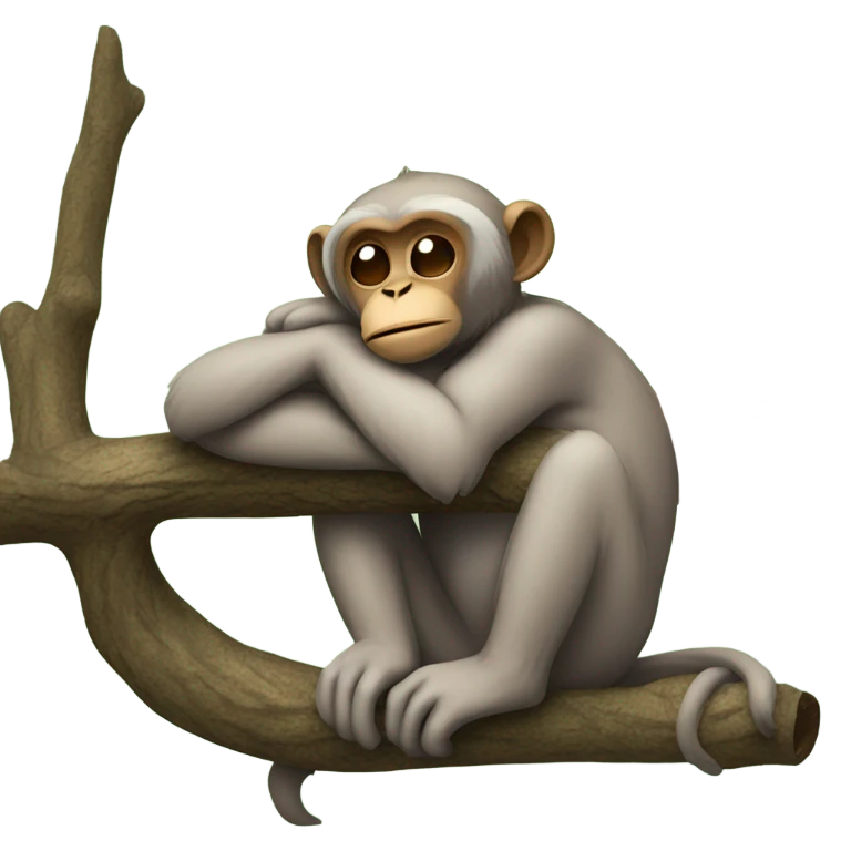 a monkey dreaming emoji