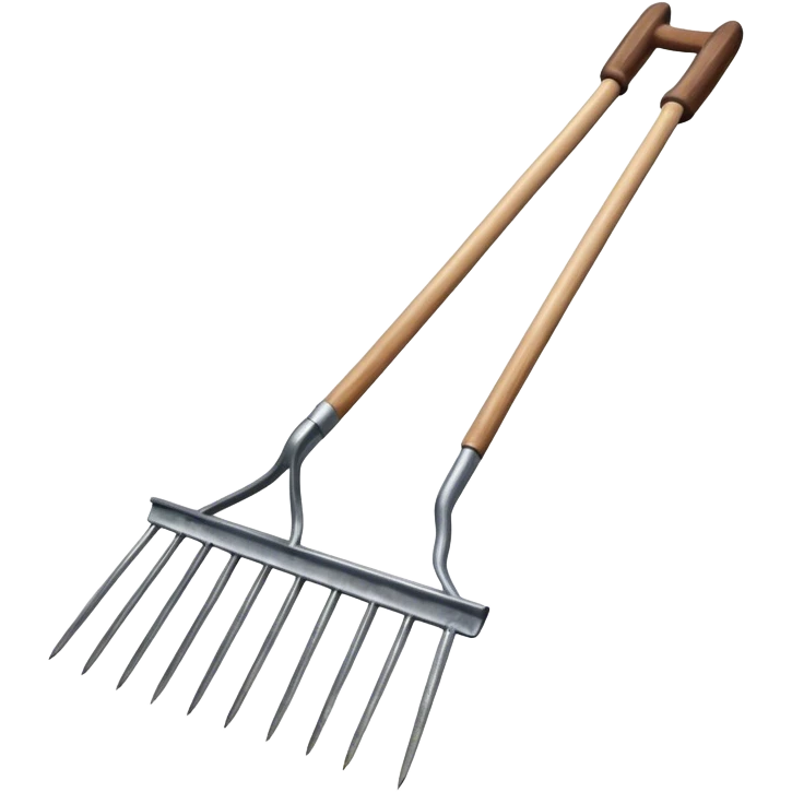 A rake emoji