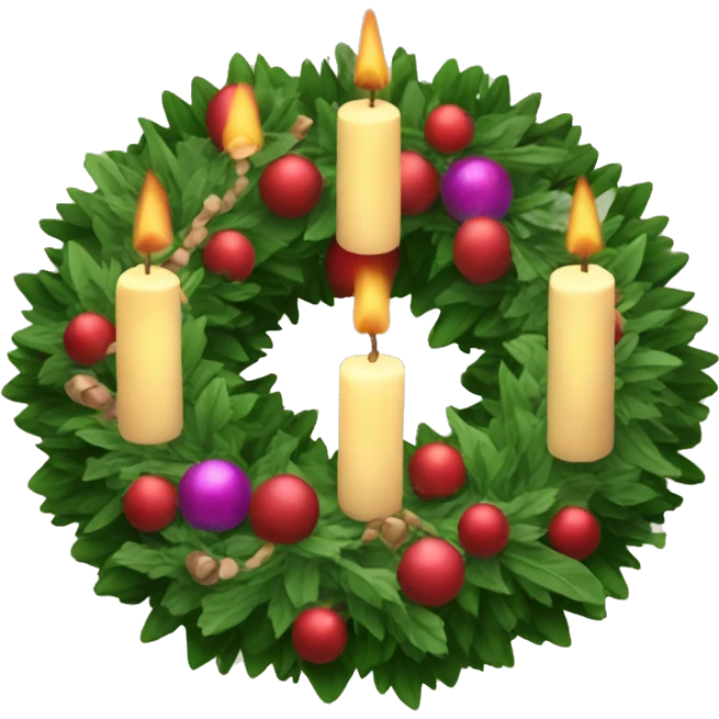 Advent wreath  emoji