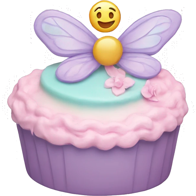 Fairy pastel cake emoji
