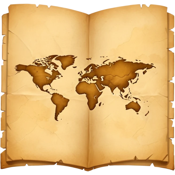 map foldable emoji