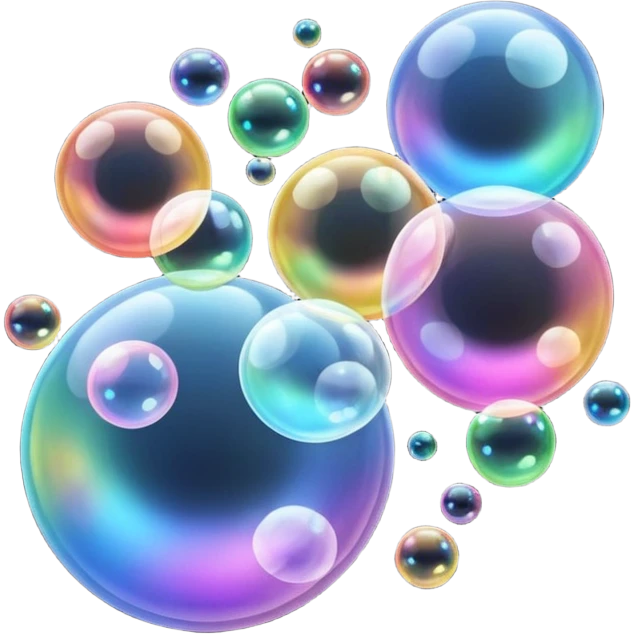 make an emji showing bubble boom it need s to be like an explosion emoji