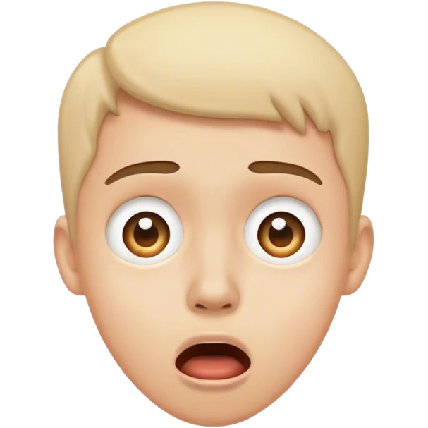 Shocked face emoji