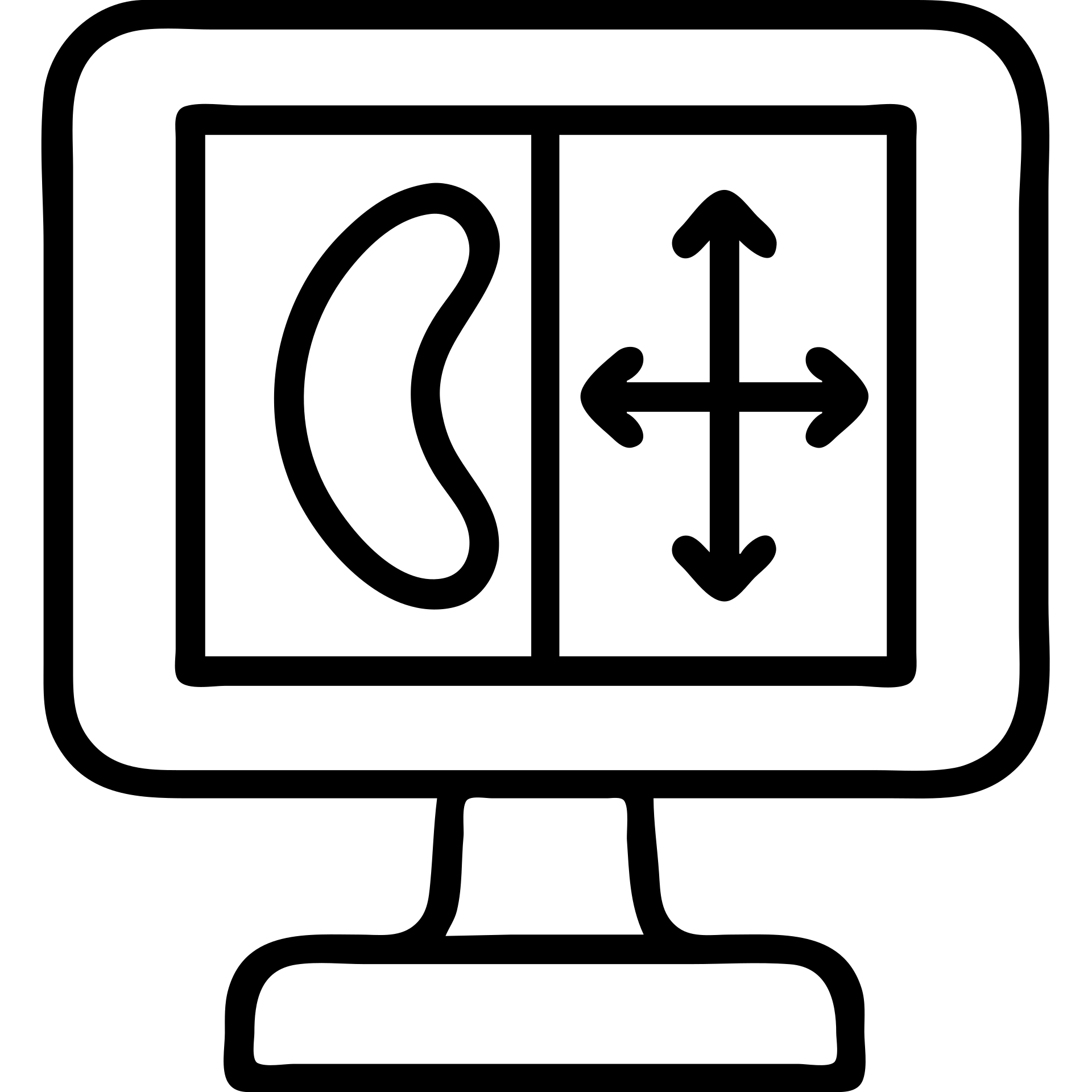 mpr reconstruction icon, simple medical imaging symbol emoji