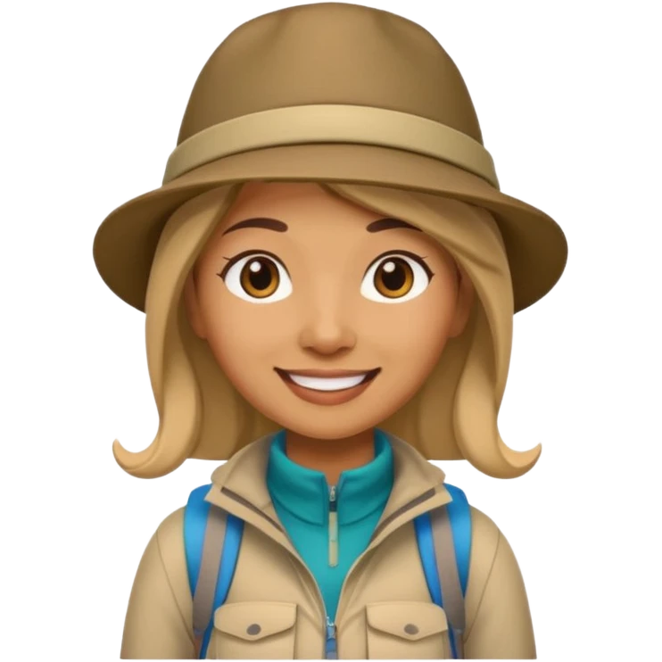 memoji face iphone: celebrity women hiking emoji