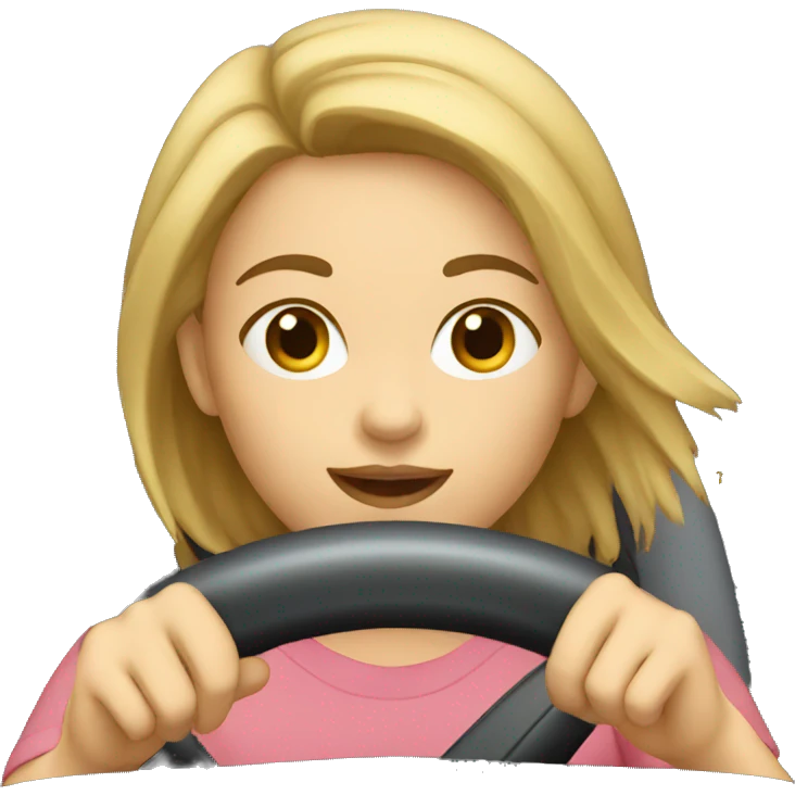 girl driving emoji