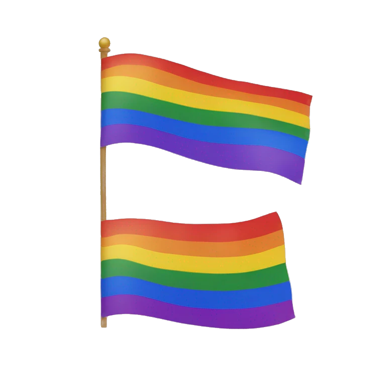Pride flag emoji