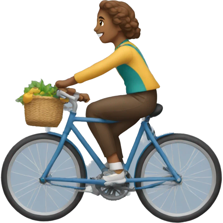 My love riding a bicycle emoji