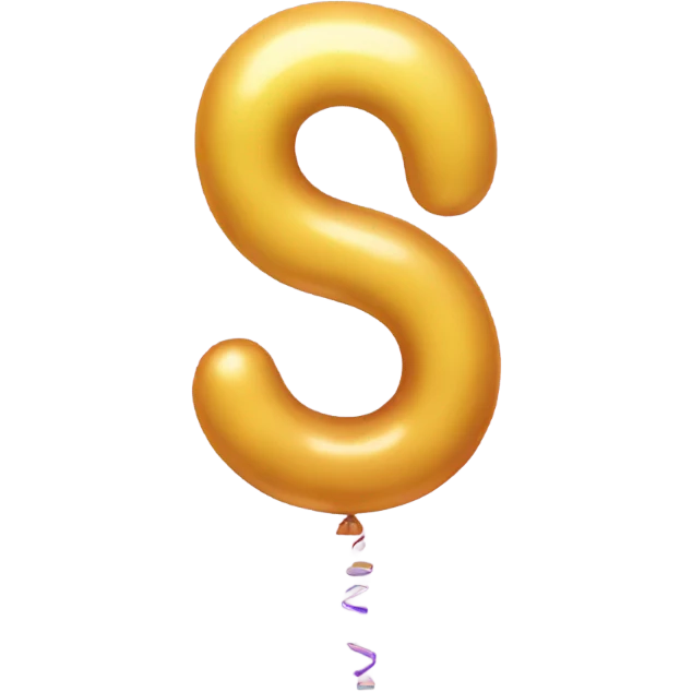 birthday balloon number 9 emoji