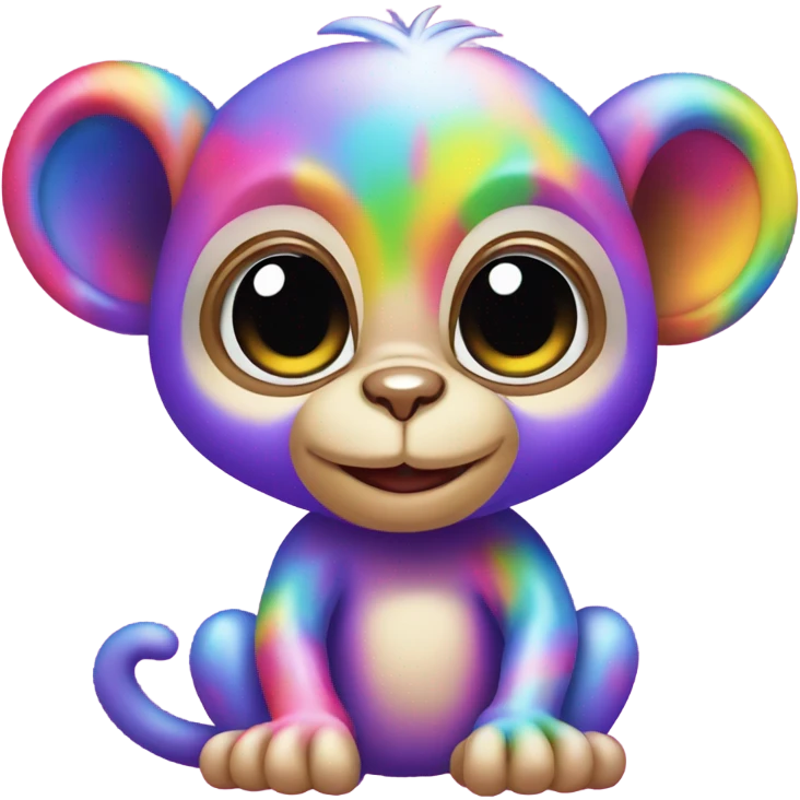 Lisa frank baby monkey emoji
