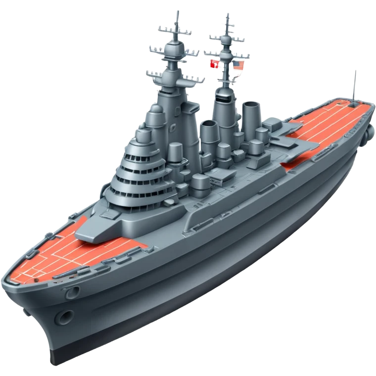 battleship from above emoji