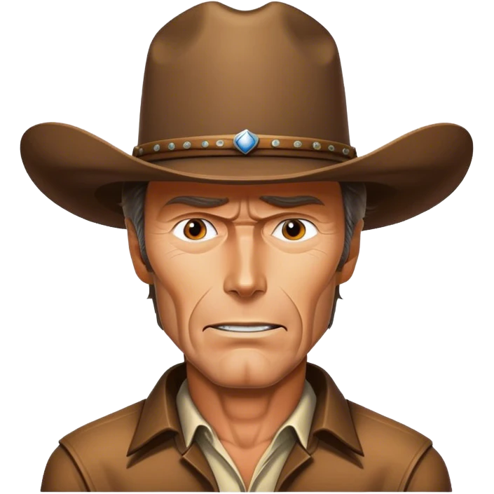 Clint Eastwood cowboy emoji