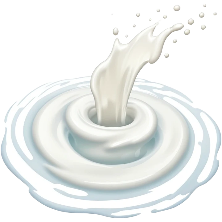 milky splash emoji