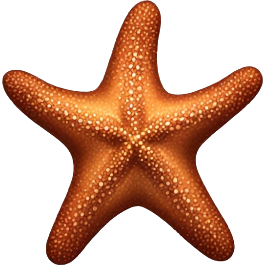 Brown starfish  emoji