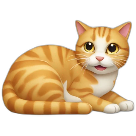 Cat eat emoji