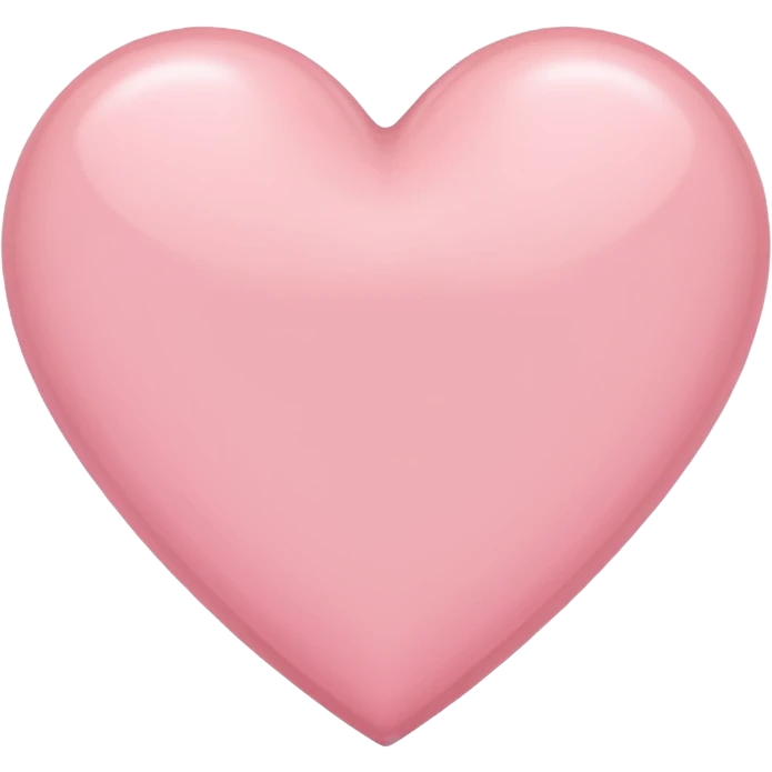 Light pink heart emoji