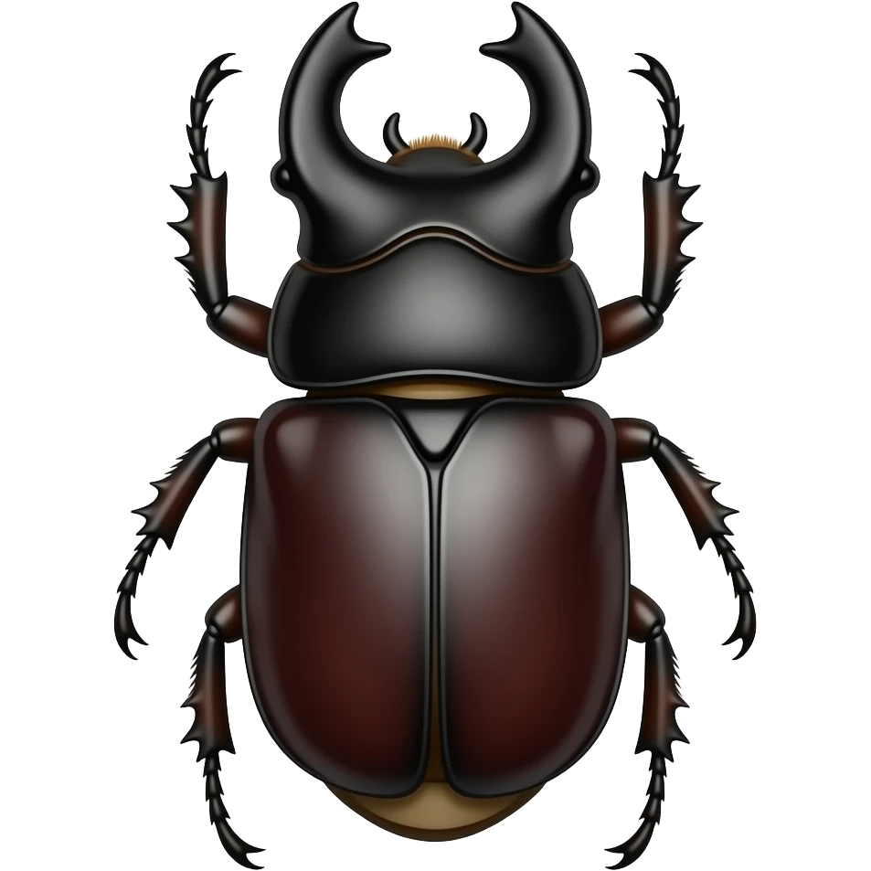 Rhinoceros beetle emoji