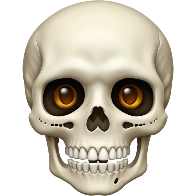 Mewing skeleton emoji