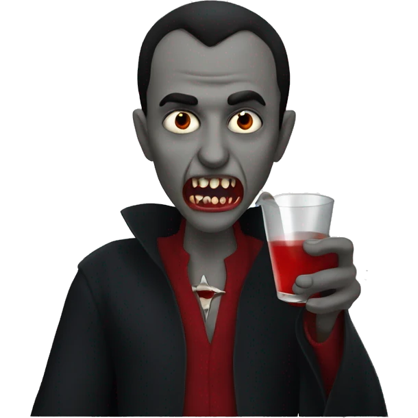 vampire drinking emoji