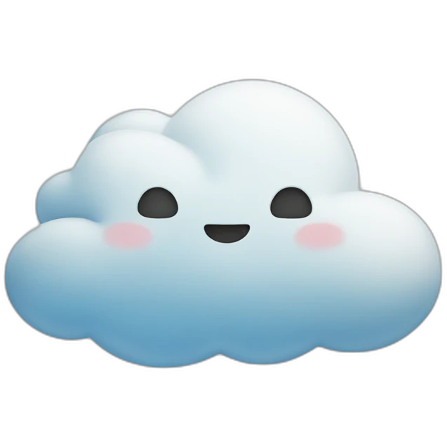 Cloud emoji