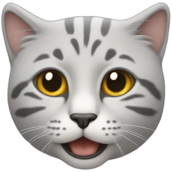 Un chat qui conduit emoji