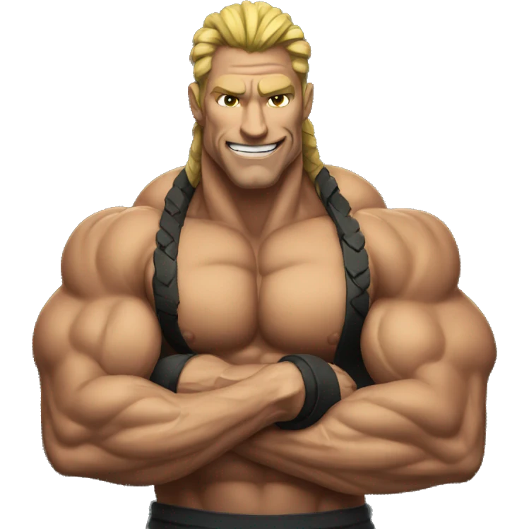 bodybuilder snake emoji