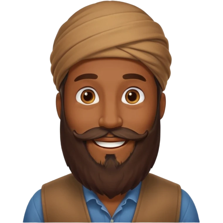 Guy with a really long beard emoji