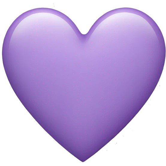 light purple heart emoji