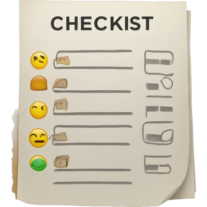 checklist emoji