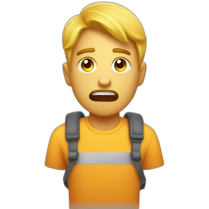 stressed out UX designer emoji
