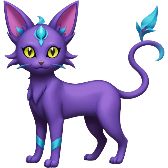 Luxray-Espeon-Purrloin-Amaura-fusion emoji