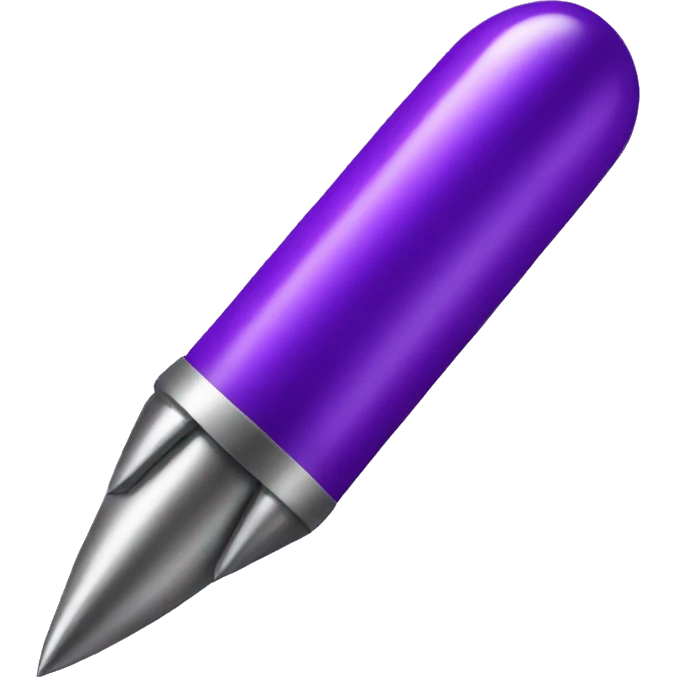 Purple bullet emoji