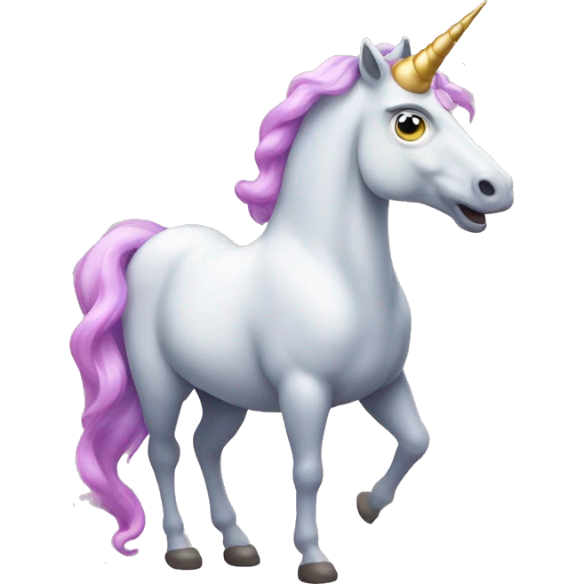 Farting Unicorn  emoji