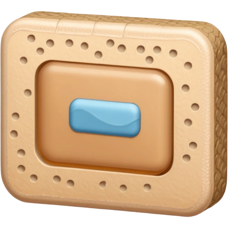 a tan band aid emoji