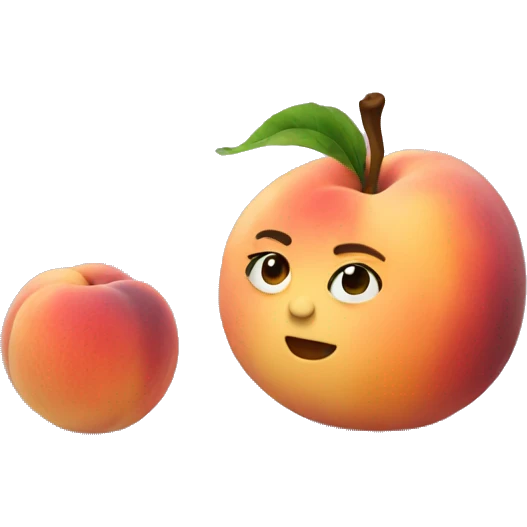 big peaches emoji