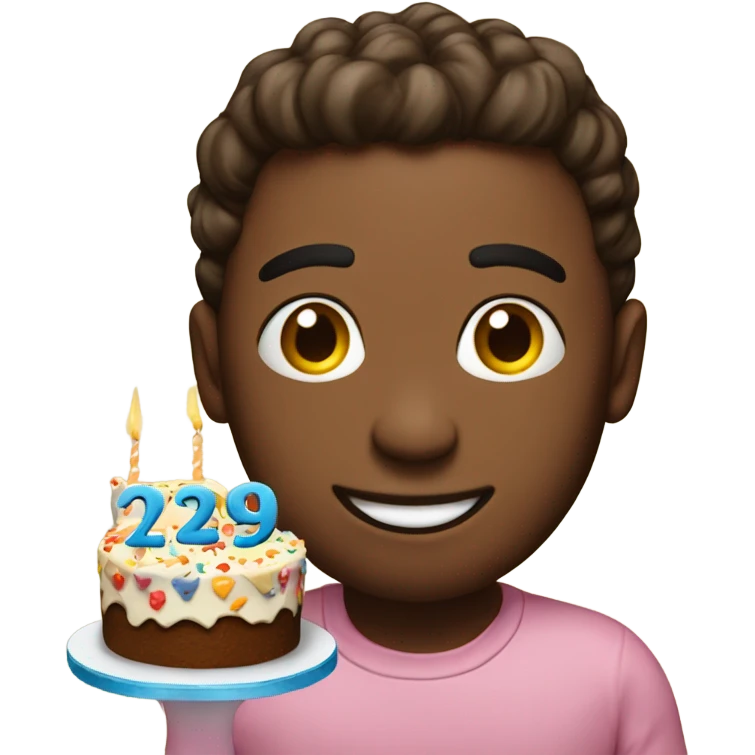 29th birthday cake  emoji