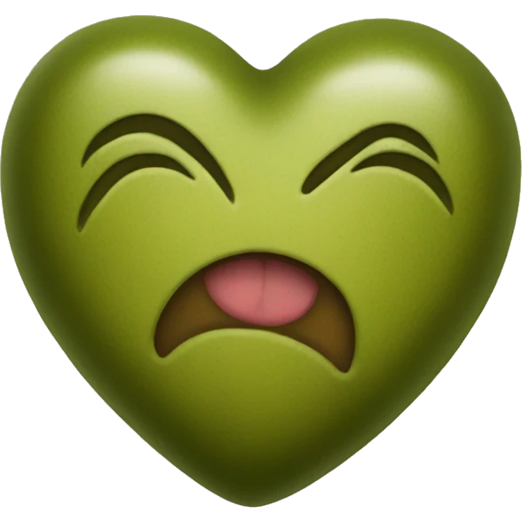 olive heart emoji