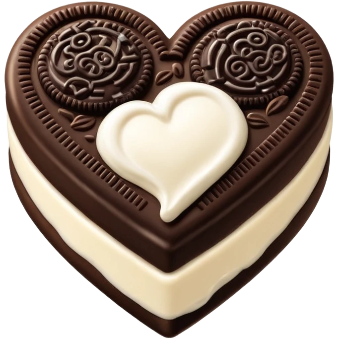 oreo heart emoji