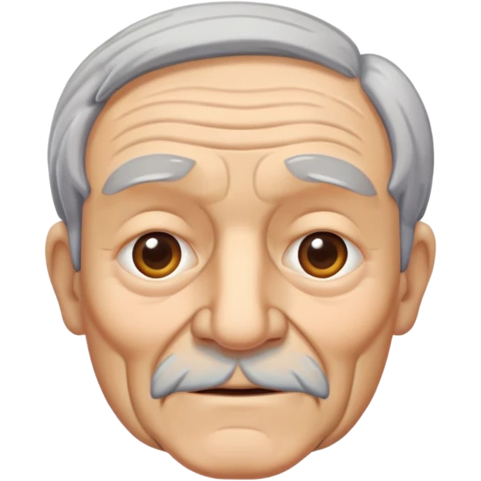 old wrinkly man emoji