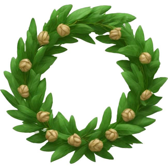 wreath of laurel emoji