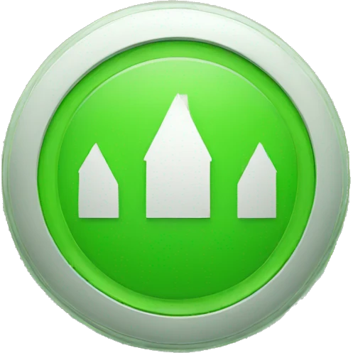 green badge emoji