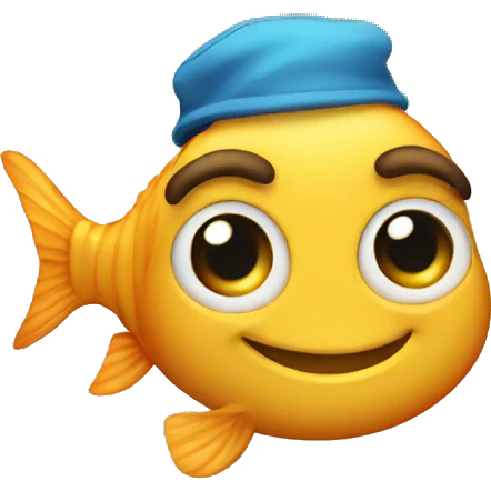 fish is making a thumb up emoji