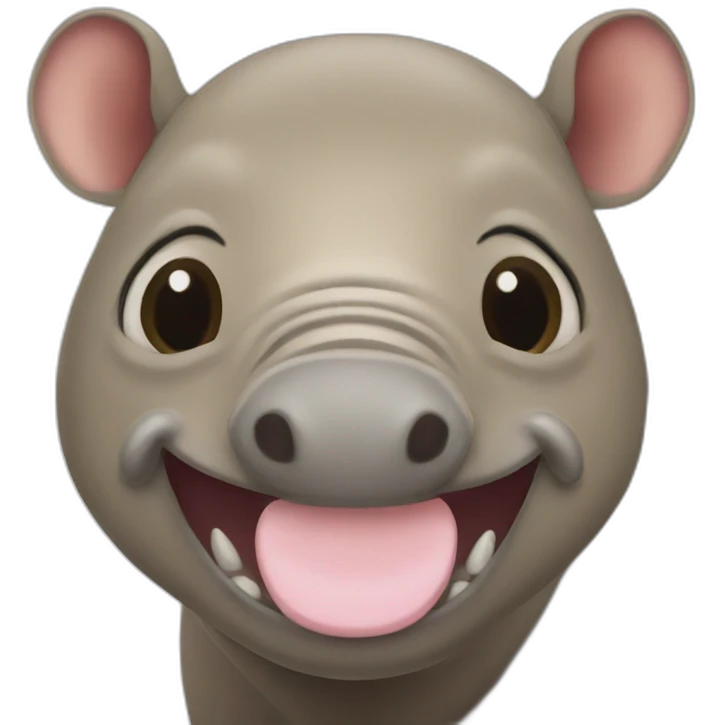Babirusa Smile emoji
