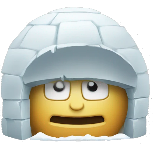 igloo hacker sign on it emoji