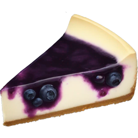 Blueberry Cheesecake  emoji
