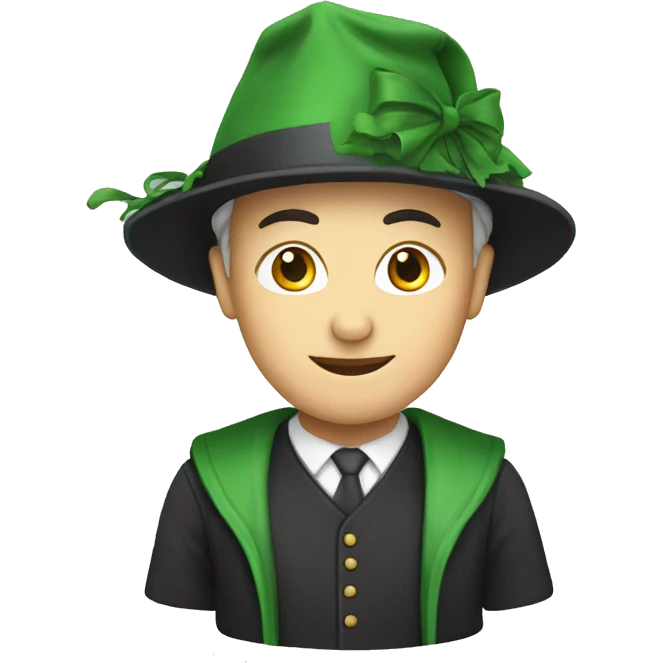 educated ireland person with bonnet emoji