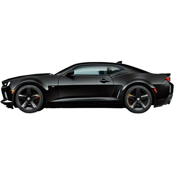 Black 2018 camaro emoji
