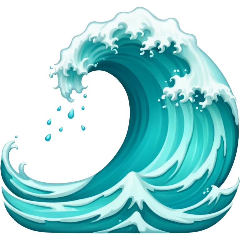 Ola de mar emoji